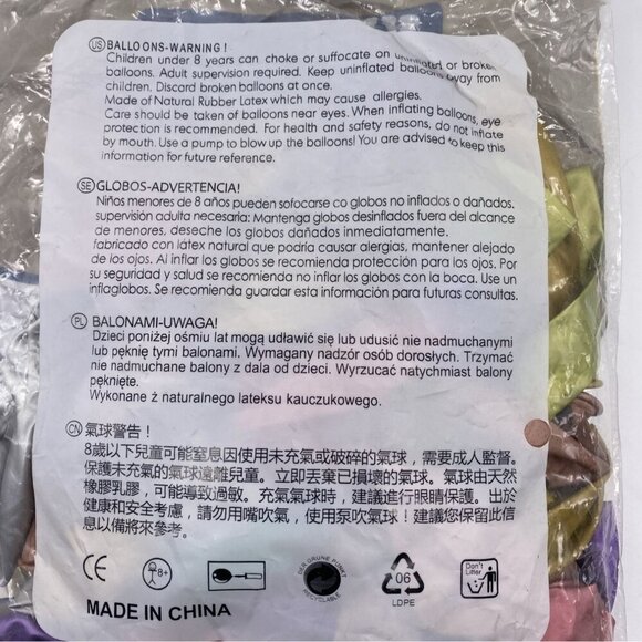 Yehua Balloons Metal Chrome 50 Pcs 2 Packs Natural Rubber Latex Durable Party - Picture 3 of 5